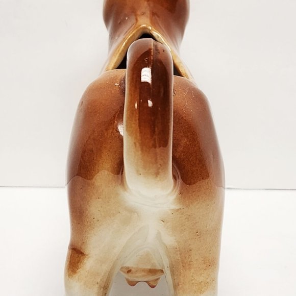 Japan Kitchen Vintage 95s Ceramic Cow Milk Pitcher Souvenir Of